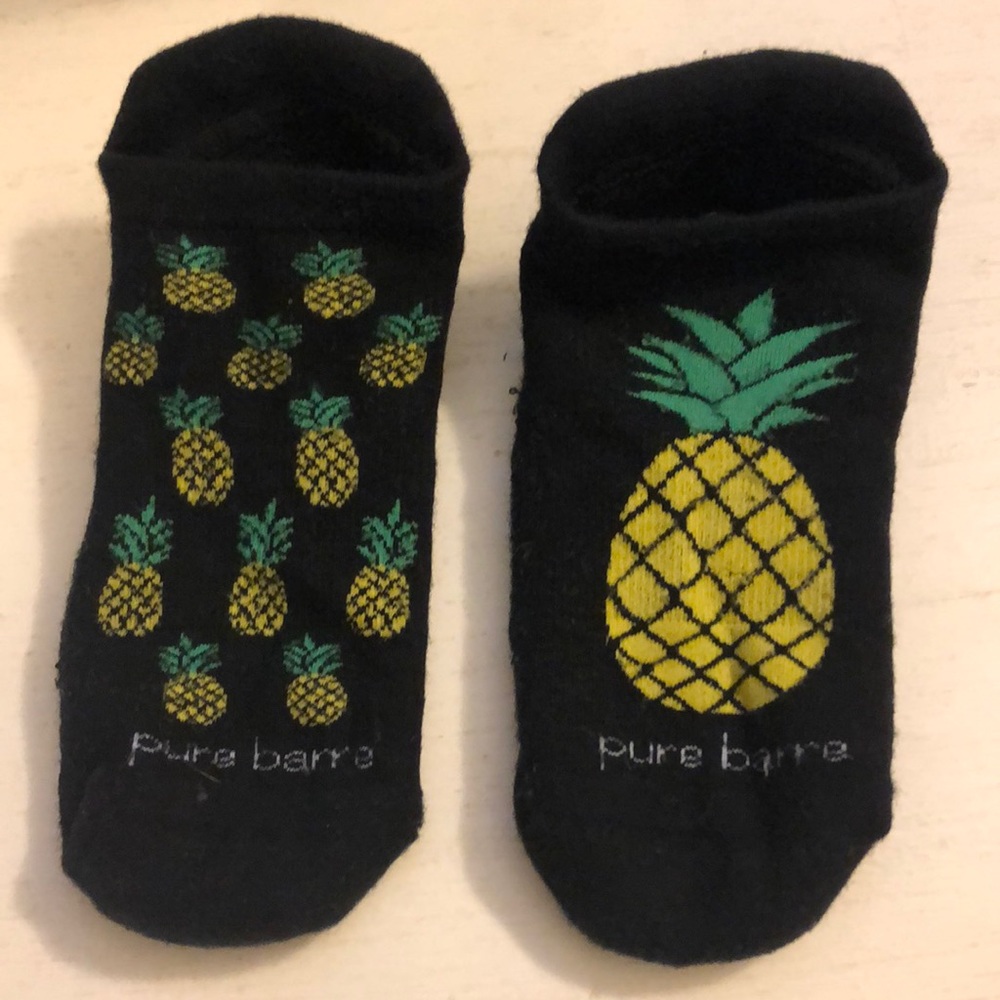 Pure barre pineapple sticky socks